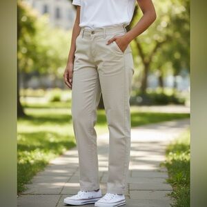J. Jill Tan Straight Leg Pants